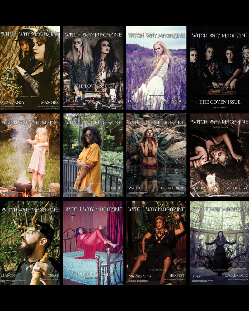Every 2017 Issue - Witch Way Magazine - Volumes 20-31 - DIGITAL