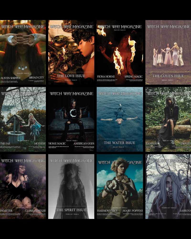 Every 2018 Issue - Witch Way Magazine - Volumes 32-43 - DIGITAL